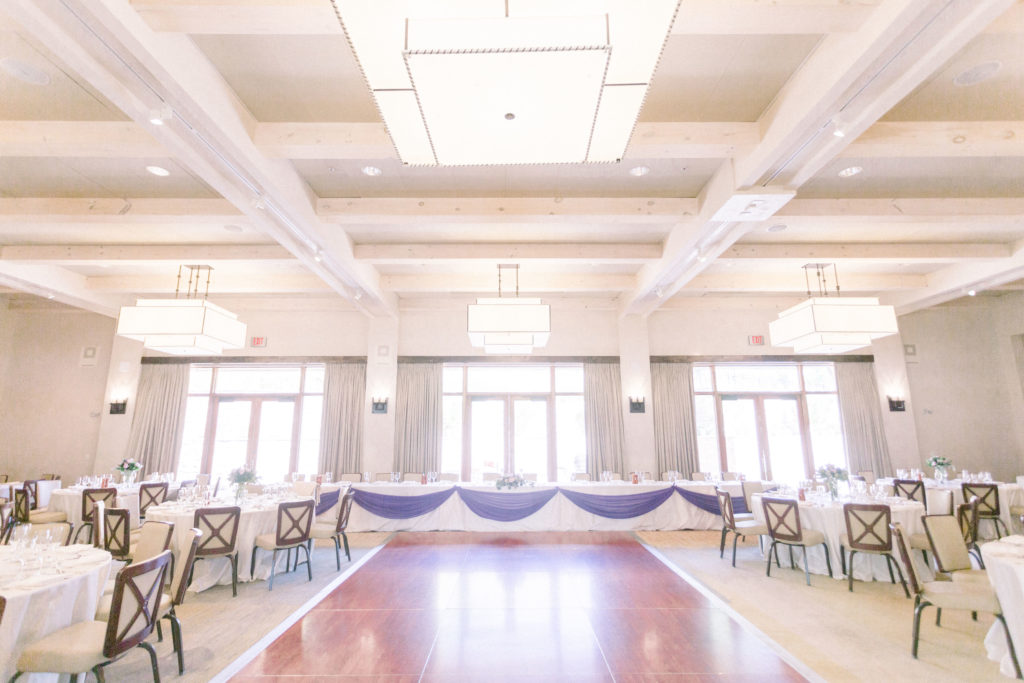 Wide shot of one of the grand rooms at the Four Seasons wedding venue in Santa Fe, New Mexico. Shot for a local wedding by Shayla Cristine Photography, a dedicated group of wedding photographers in Albuquerque.
