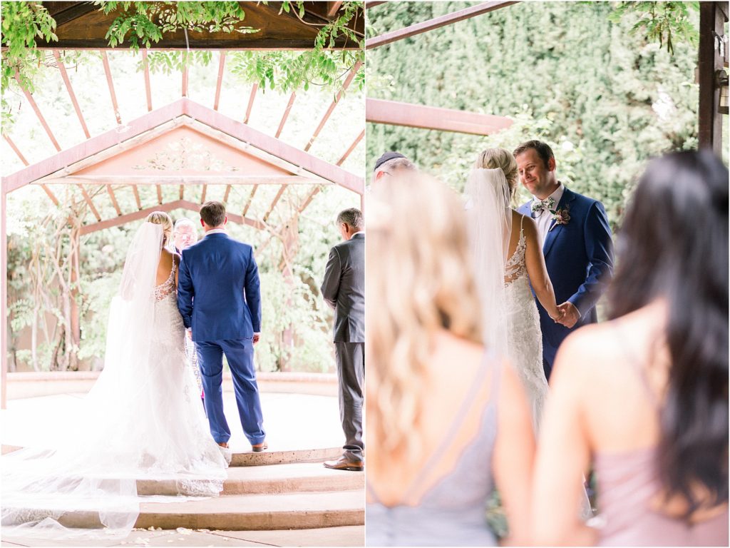 More shots of the stunning outdoor wedding ceremony for the couple's gorgeous spring wedding in Albuquerque, New Mexico, by the best local wedding photographer Shayla Cristine wedding Photography.