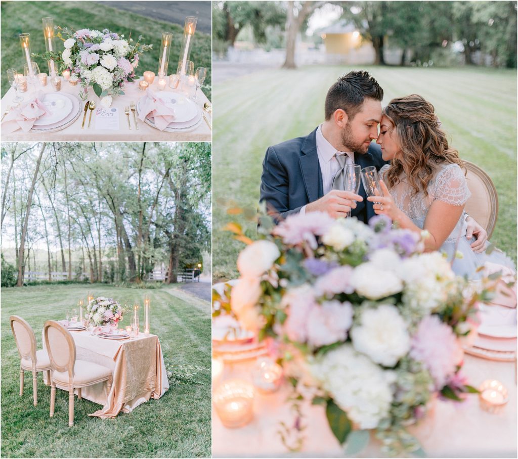 Outdoor glamorous farmhouse wedding inspiration is pouring from these photos captured by New Mexico's new favorite wedding photographer Shayla Cristine Photography. 