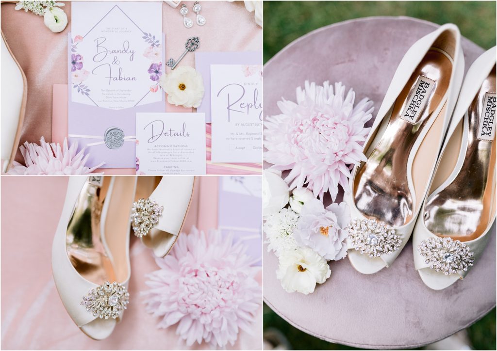 Gorgeous detail shots of the invitation from Cordially Invited, shot by the wedding photographer of this styled shoot, Shayla Cristine Photography.